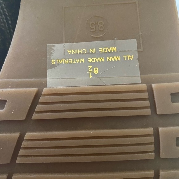 NWOT-LADY GODIVA-LACE PRINT COMBAT BOOTS-SIZE 8.5 - Picture 10 of 11